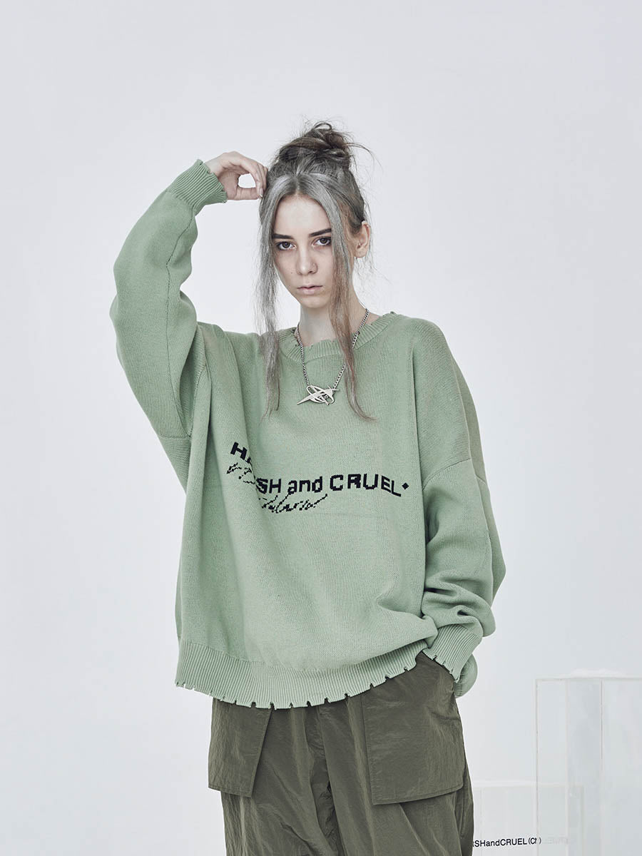 Waste Land Logo Knit Sweater
