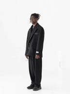 Heavy Wool Logo Blazer