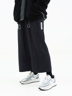 Adjustable Wide Logo Trousers