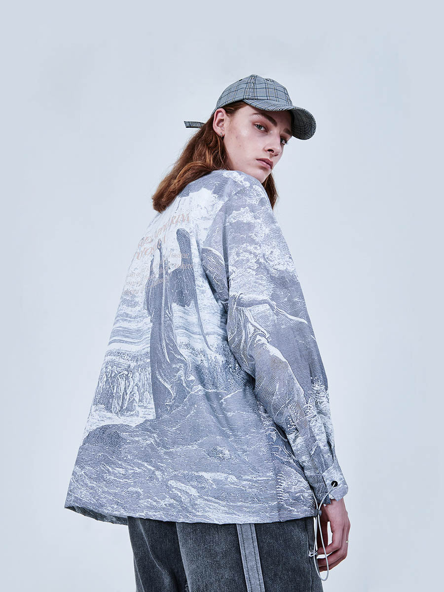 Angel Appearing Long Sleeve Shirt