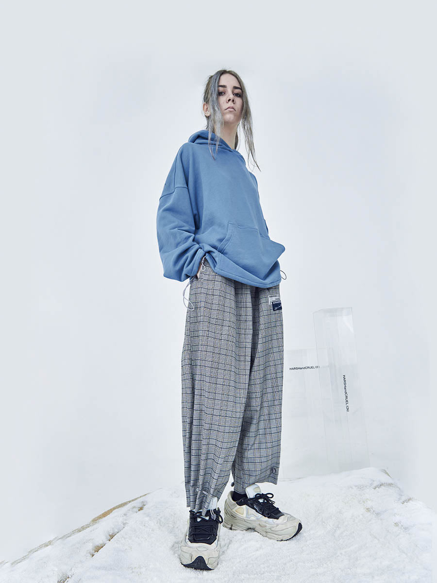 Adjustable Plaid Pants