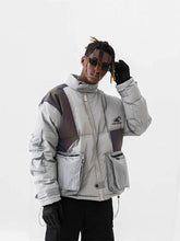 Load image into Gallery viewer, Metal Rainbow Reflective Down Jacket
