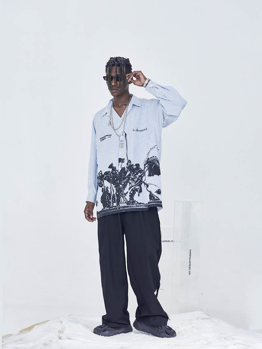 Revelations Striped Long Sleeve Shirt