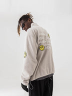 Graffiti Embroidered Fleece