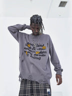 Destroyed Fun Knit Sweater
