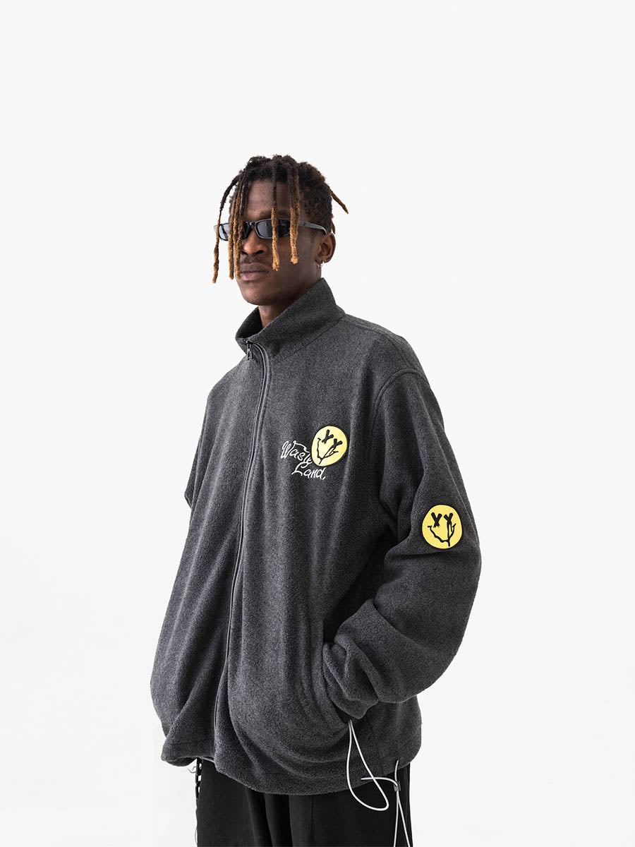 Graffiti Embroidered Fleece