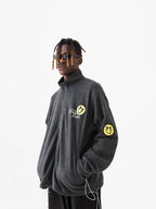 Graffiti Embroidered Fleece