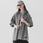 Reflective Plaid Shirt