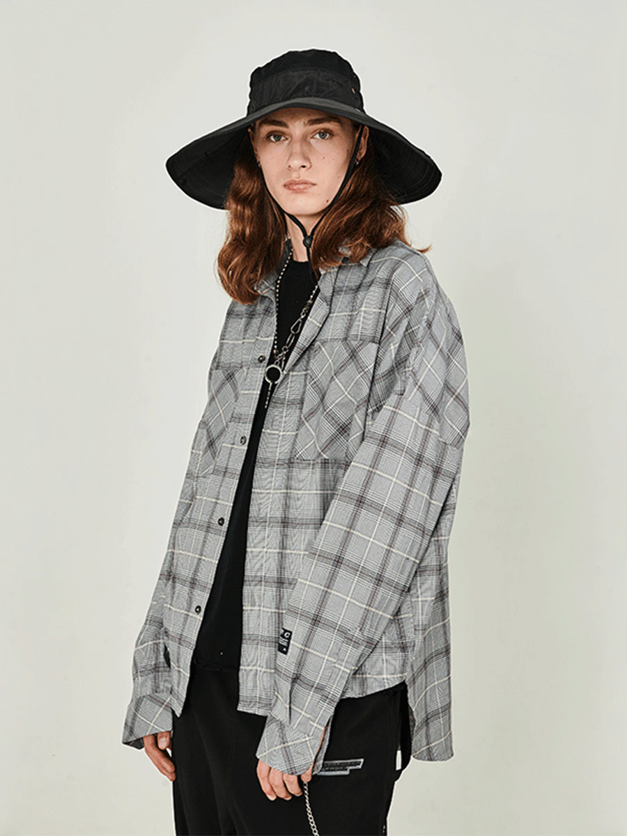 Vintage Plaid Long Sleeve Shirt