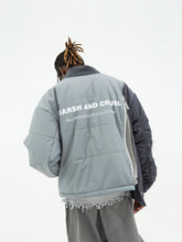 Load image into Gallery viewer, Multi Fabric Deconstruction Down Jacket
