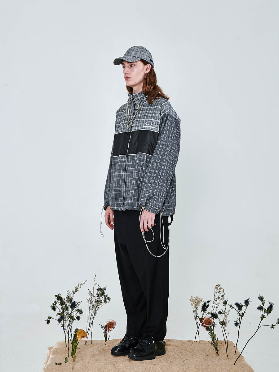 Plaid Logo Jacket