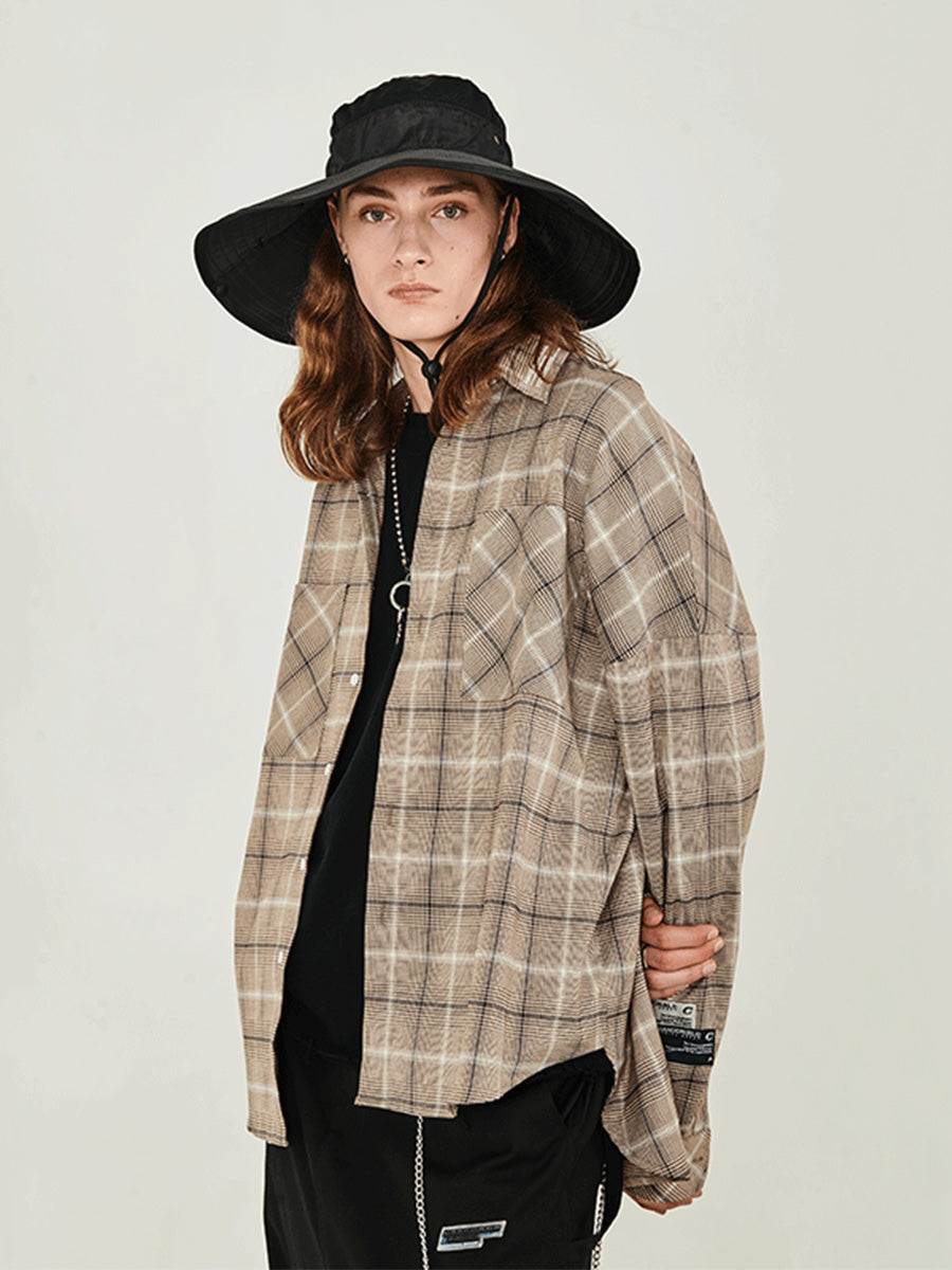 Vintage Plaid Long Sleeve Shirt