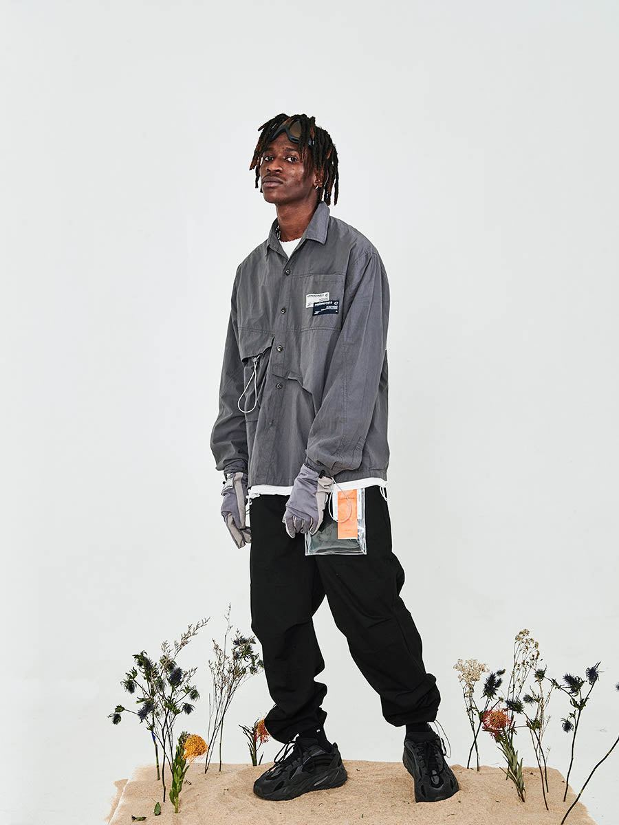 Irregular Cut Long Sleeve Shirt