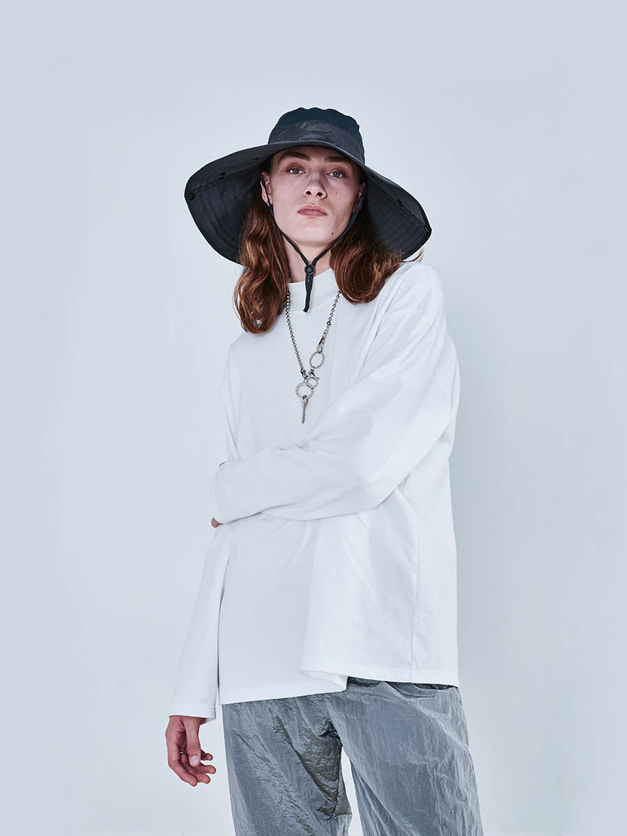 Neck Logo Long Sleeve Tee