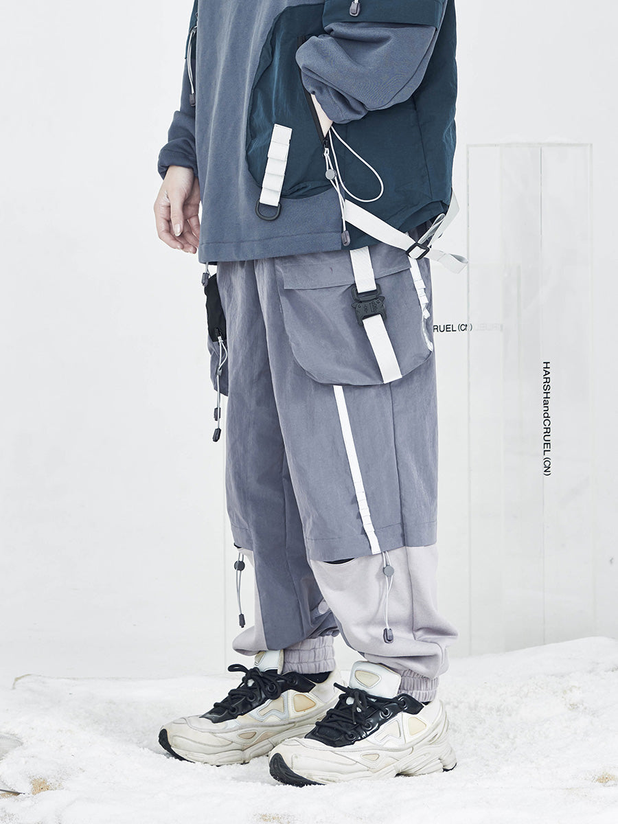 Multi-Pocket Nylon Pants