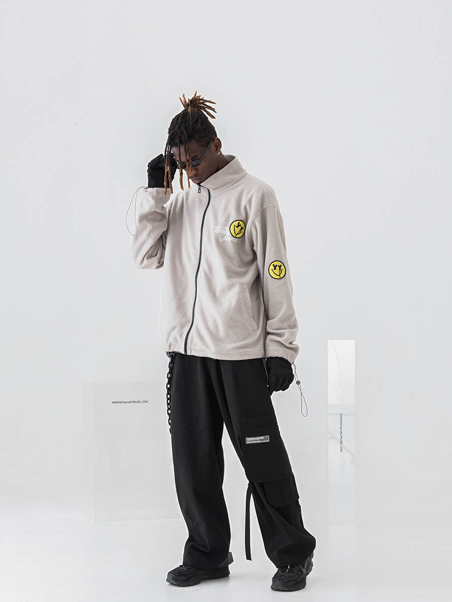 Graffiti Embroidered Fleece