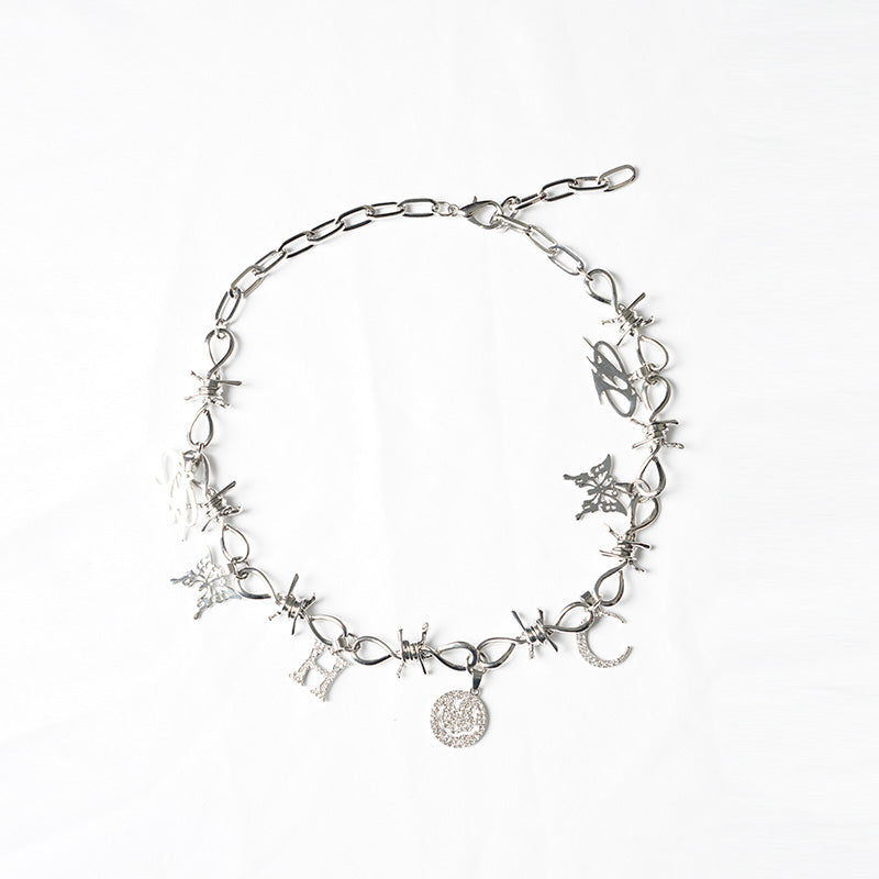 Logo Steel Necklace