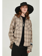 Vintage Plaid Long Sleeve Shirt