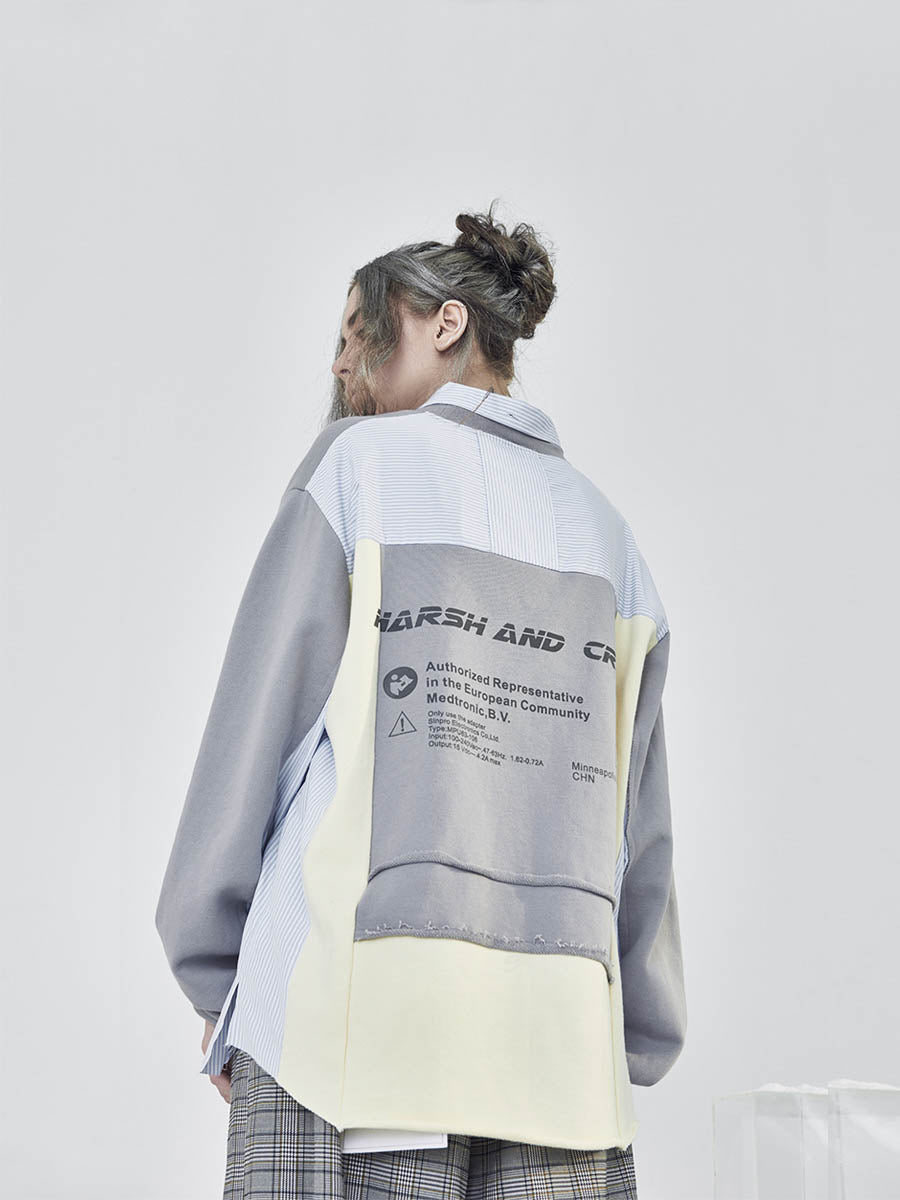 Stitched Collar Sweater