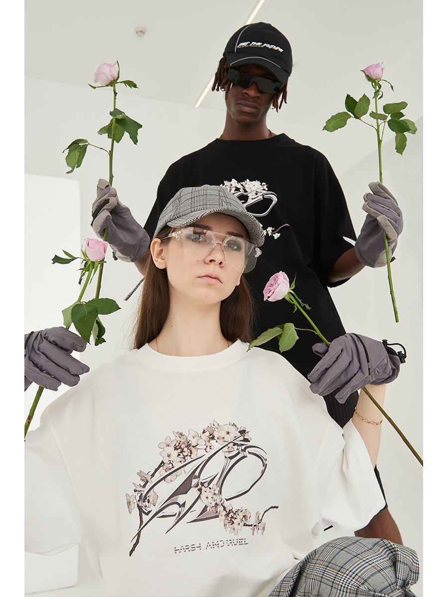 Floral Logo Tee