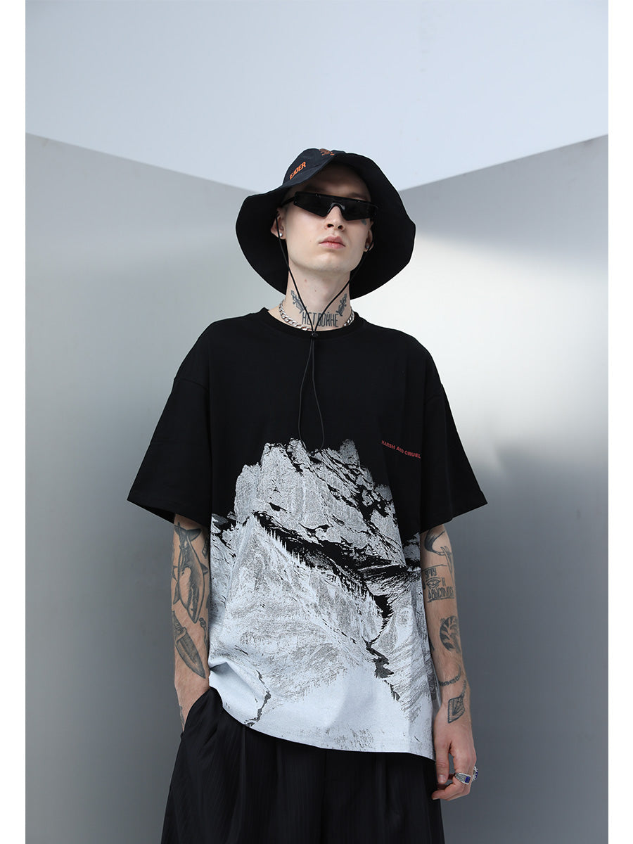 Mountain Full Print Tee