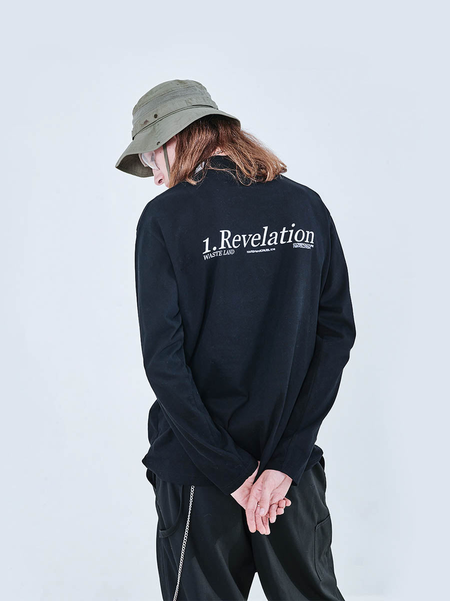Neck Logo Long Sleeve Tee