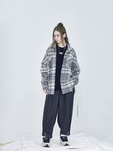 Load image into Gallery viewer, Plaid Wool Shirt Jacket
