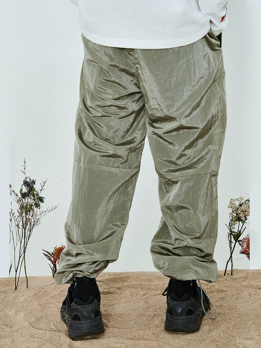 Nylon Logo Pants