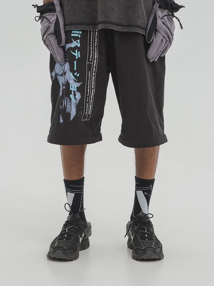Printed Detachable Pants