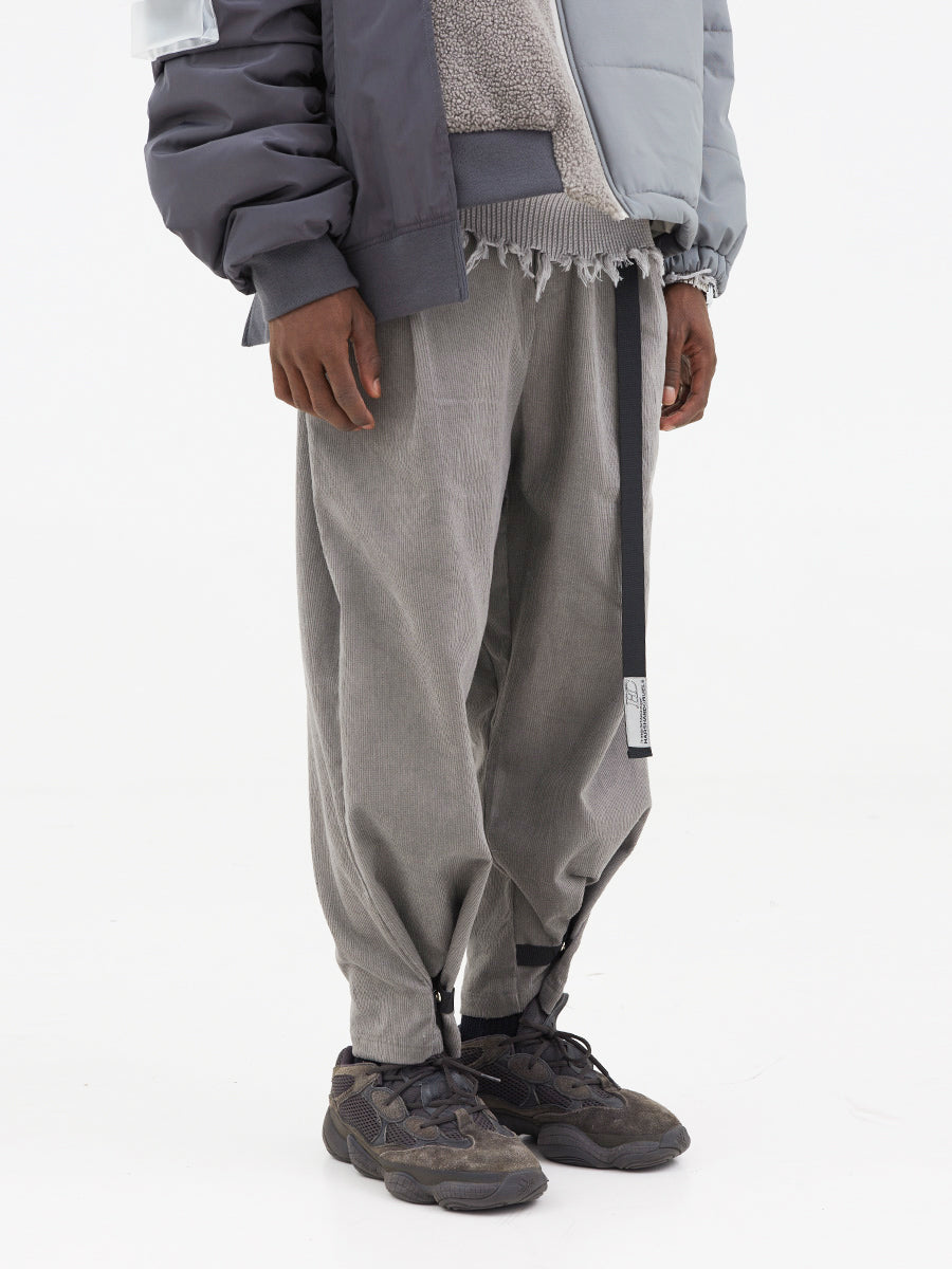 Corduroy Tapered Adjustable Trousers