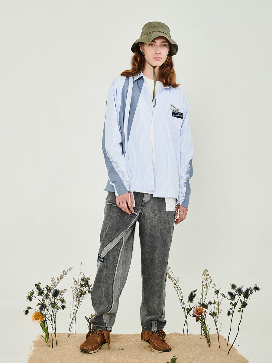 Striped Functional Long Sleeve Shirt