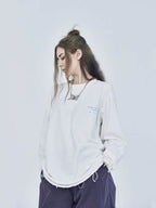 Irregular Waste Land Long Sleeve Tee