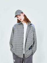 Load image into Gallery viewer, Plaid Reflective Long Sleeve Shirt
