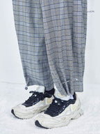 Adjustable Plaid Pants