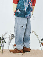 Graffiti Loose Denim
