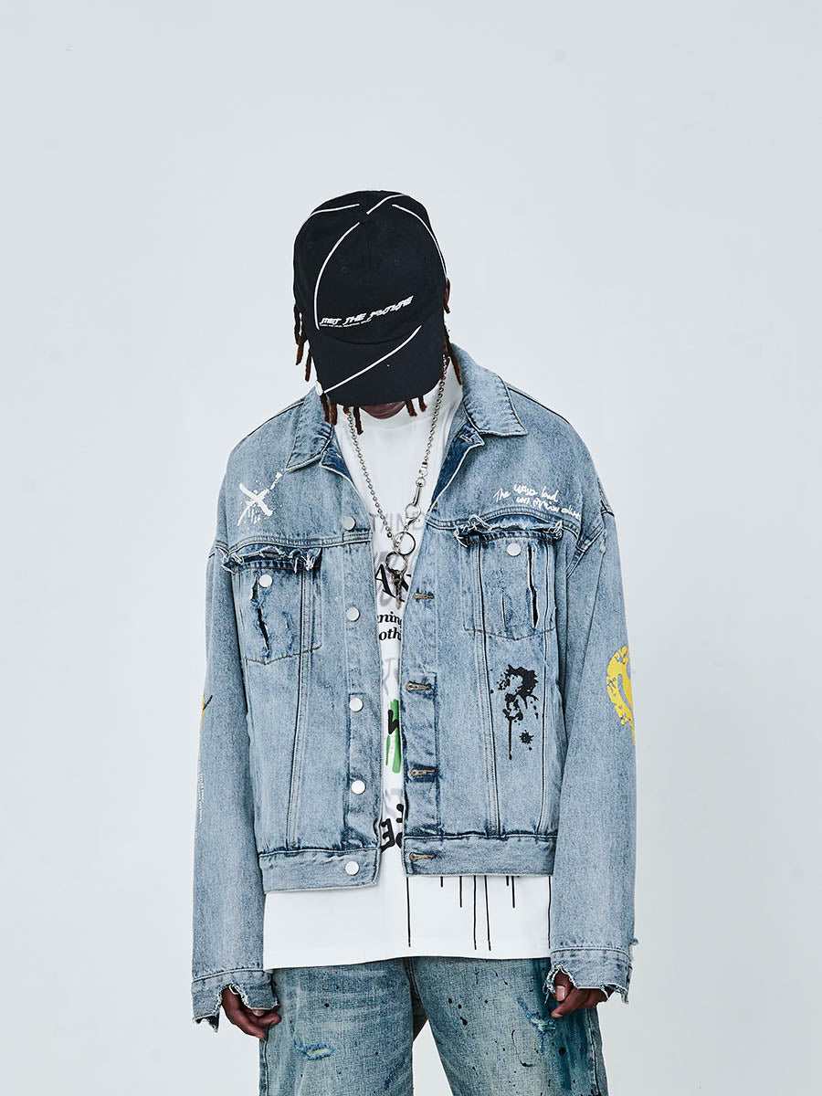 Graffiti Denim Jacket