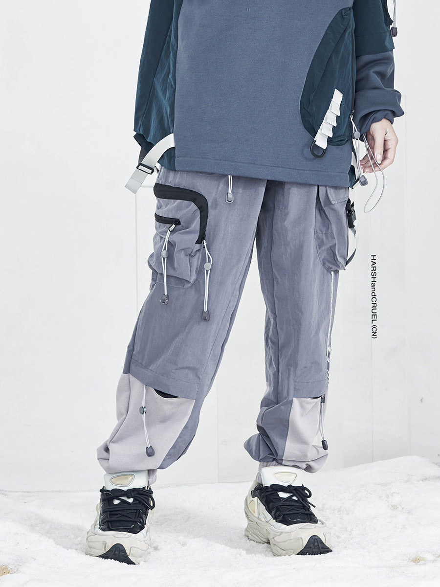Multi-Pocket Nylon Pants