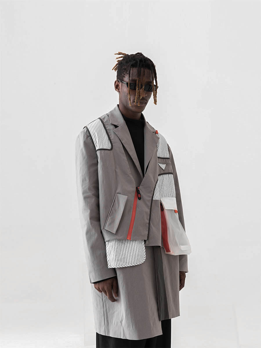 Deconstruction Heavy Suit Coat