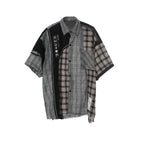 Irregular Plaid Shirt