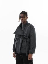 Load image into Gallery viewer, Asymmetrical Buckle Down Jacket
