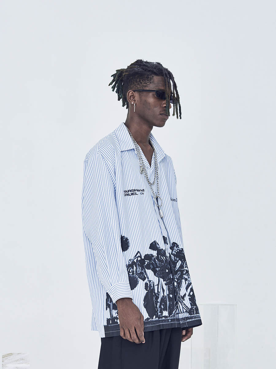 Revelations Striped Long Sleeve Shirt