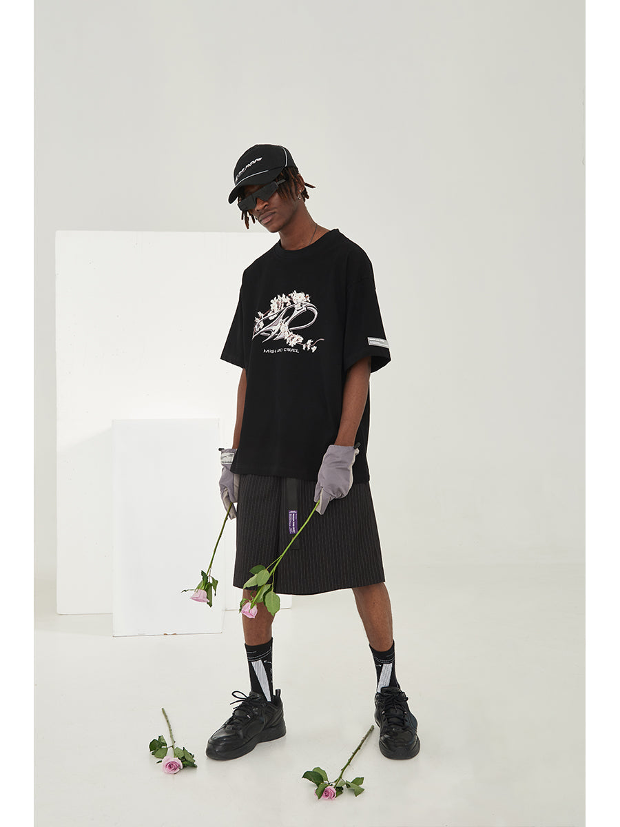 Floral Logo Tee
