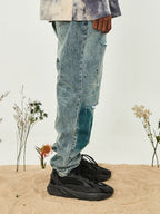 Ink Distressed Denim