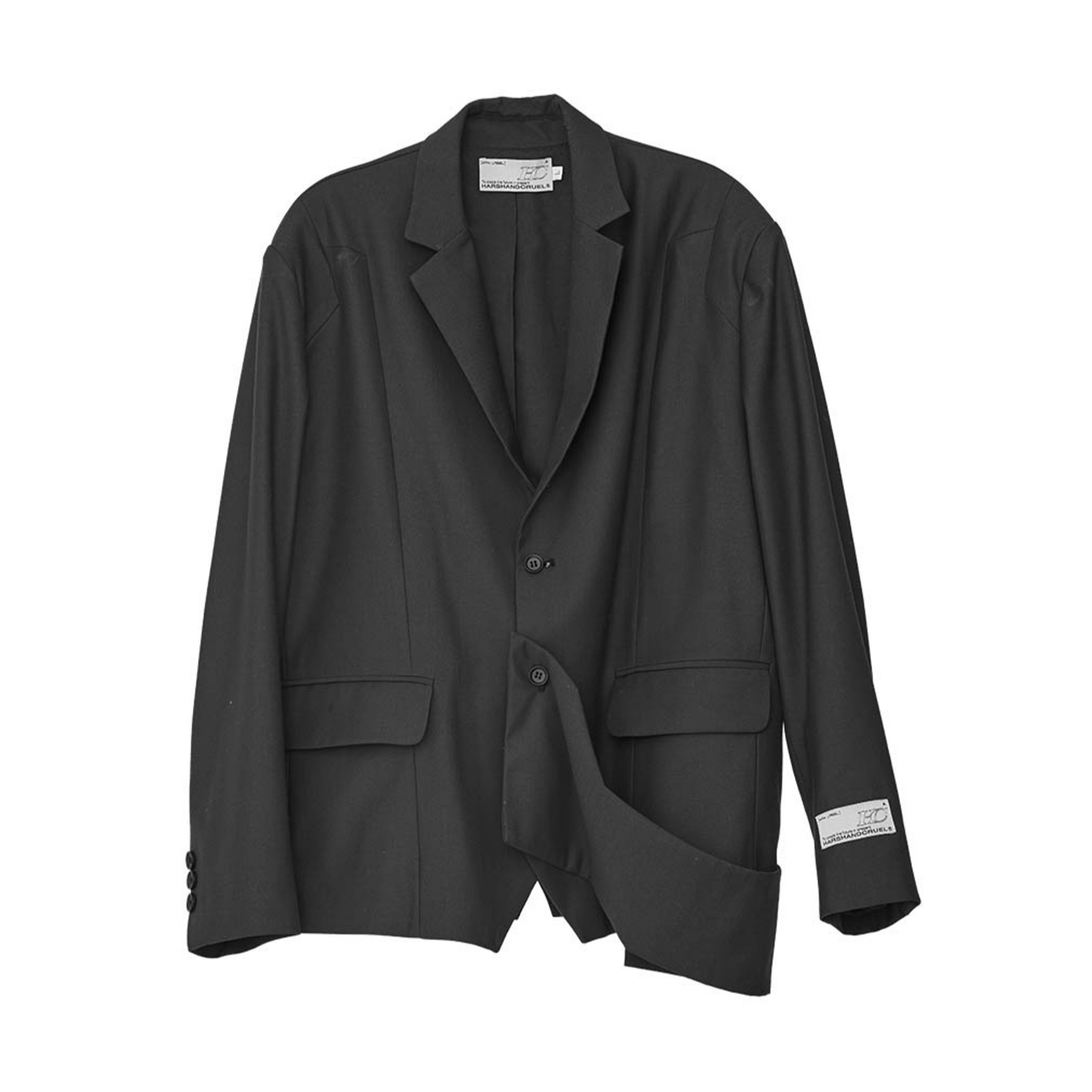 Irregular Logo Blazer