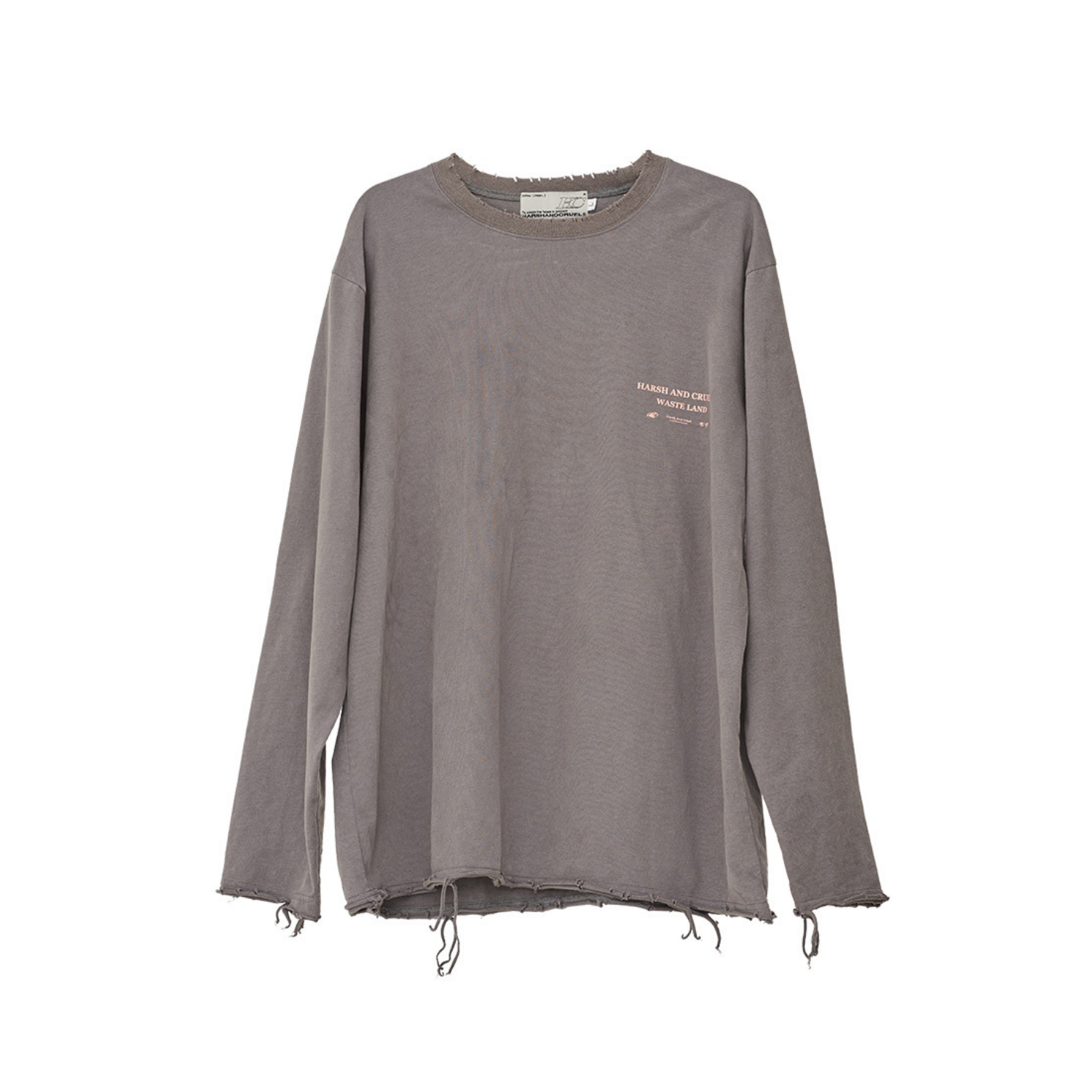 Irregular Waste Land Long Sleeve Tee
