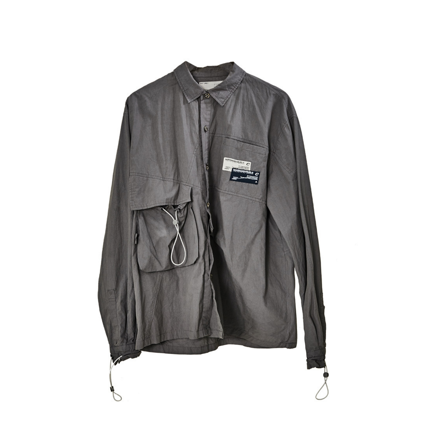 Irregular Cut Long Sleeve Shirt