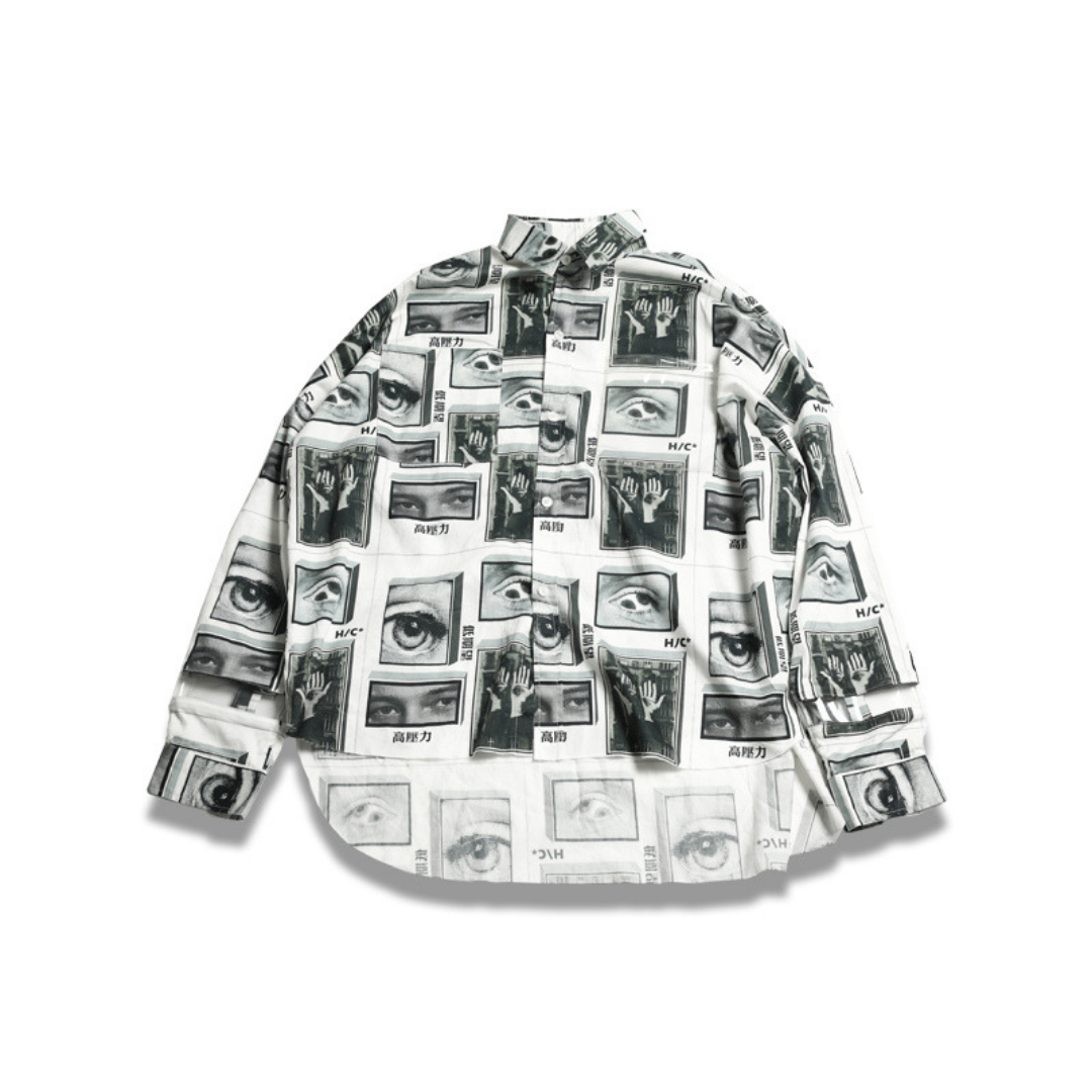 Eyes Pattern L/S Shirt