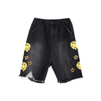 Smiley Denim Shorts