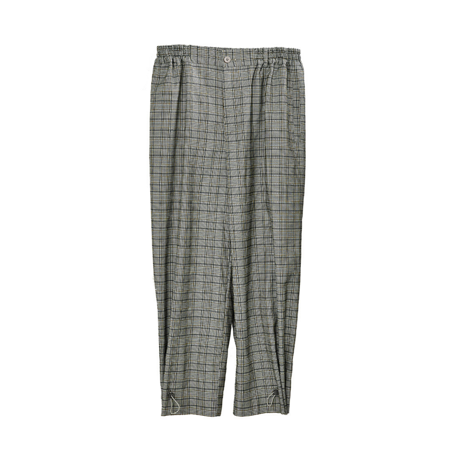 Adjustable Plaid Pants