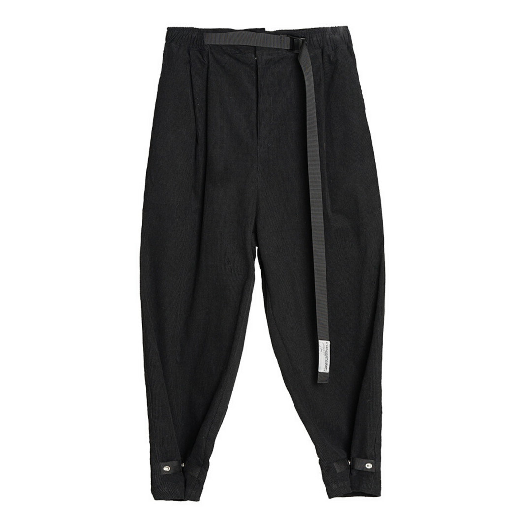 Corduroy Tapered Adjustable Trousers